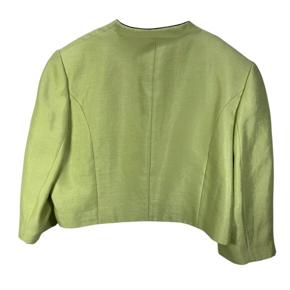 Jacques Vert lime green jacket bolero size 50 EU Jacques Vert - Picture 2 of 8